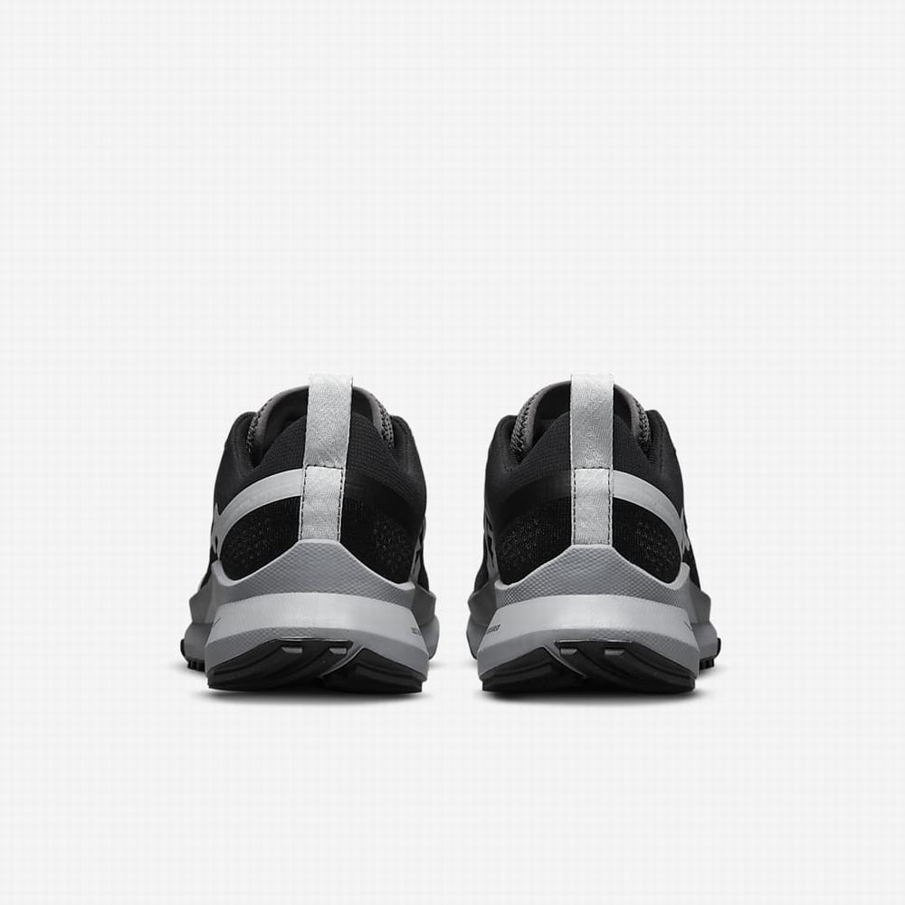 Nike React Pegasus Trail 4 Női Futócipő Fekete Sötétszürke Szürke | NI3018-Q19