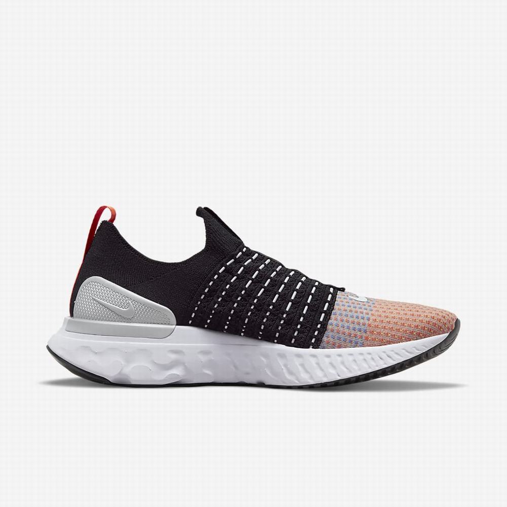 Nike React Phantom Run Flyknit 2 Férfi Futócipő Fekete Narancssárga Zöld Fehér | NI3421-P75