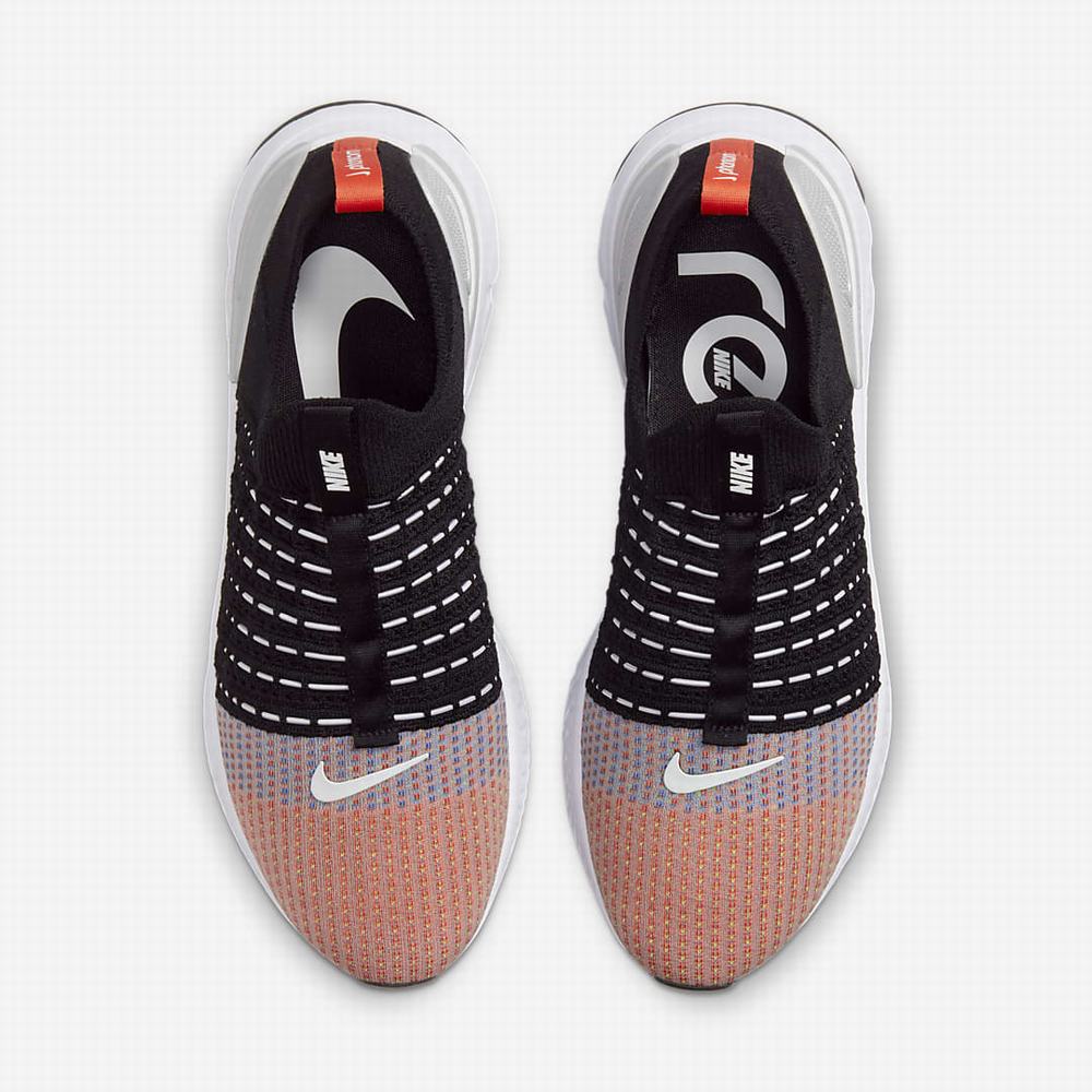Nike React Phantom Run Flyknit 2 Férfi Futócipő Fekete Narancssárga Zöld Fehér | NI3421-P75