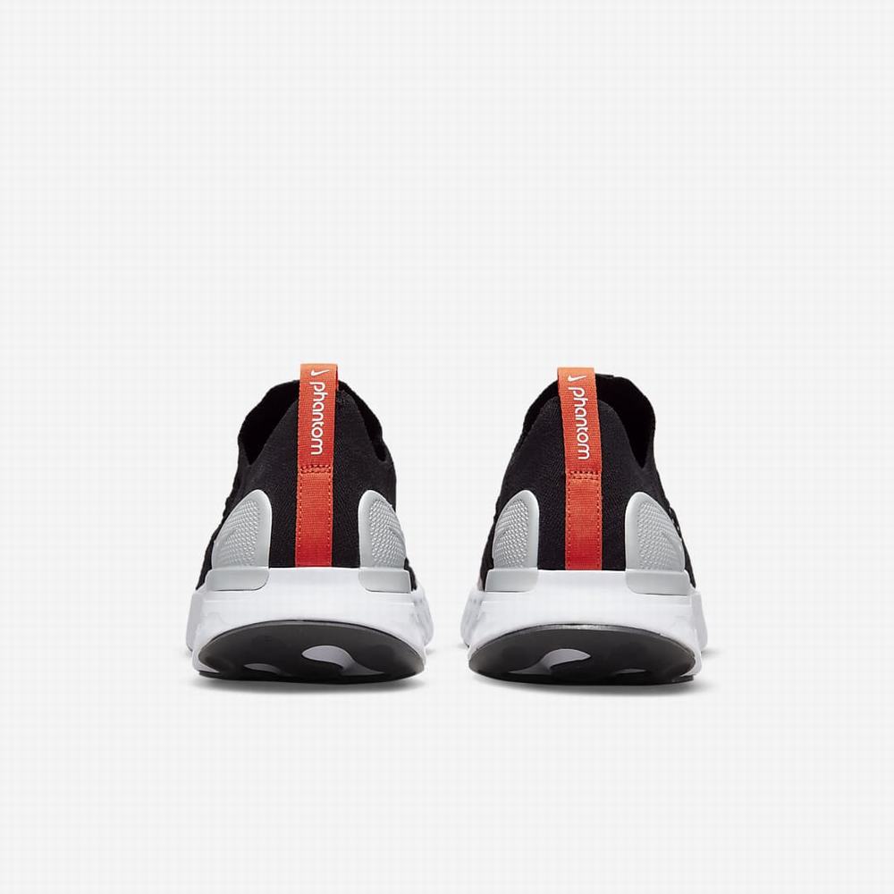 Nike React Phantom Run Flyknit 2 Férfi Futócipő Fekete Narancssárga Zöld Fehér | NI3421-P75