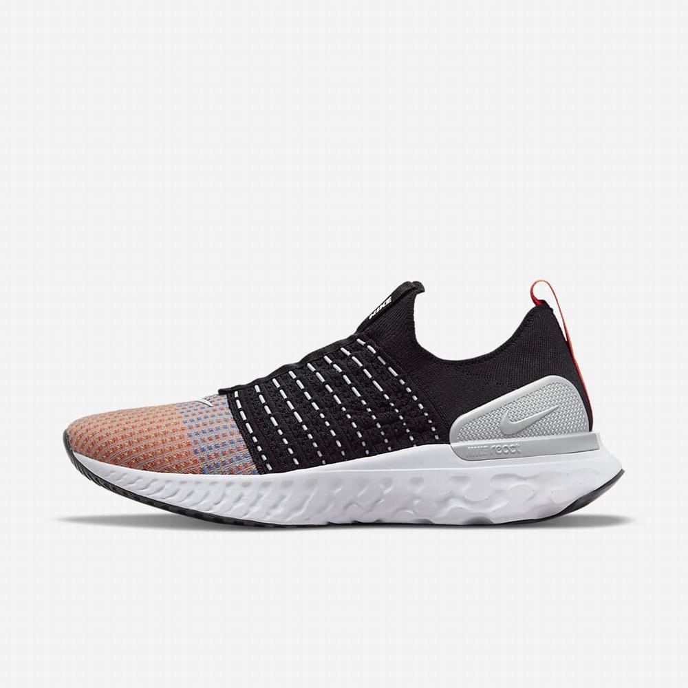 Nike React Phantom Run Flyknit 2 Férfi Futócipő Fekete Narancssárga Zöld Fehér | NI3421-P75