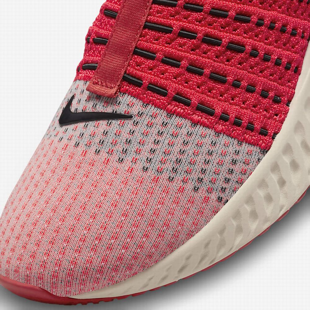 Nike React Phantom Run Flyknit 2 Férfi Futócipő Piros Fehér Piros Fekete | NI7294-U07