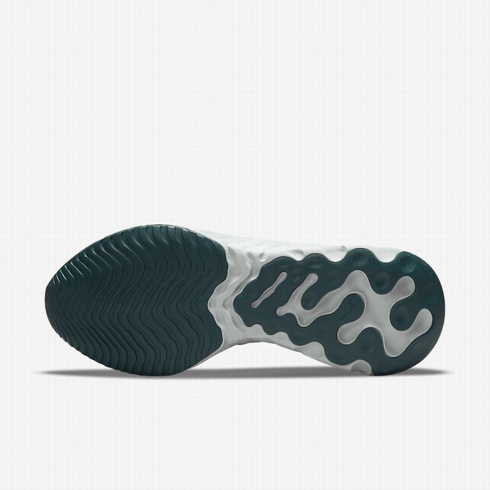 Nike React Phantom Run Flyknit 2 Női Futócipő Platina Sötétzöld Világos Titán | NI3042-E83