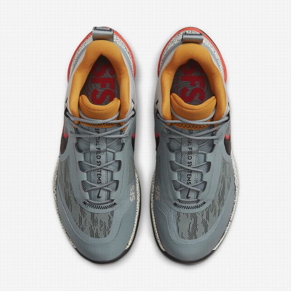 Nike React SFB Carbon Férfi Outdoor Cipő Szürke Szürke Arany Fekete | NI0912-F75