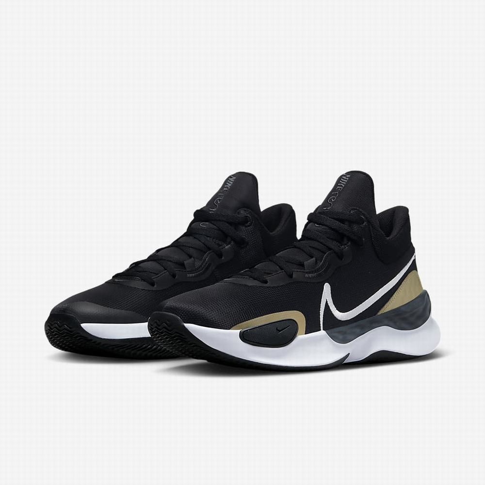 Nike Renew Elevate 3 Férfi Kosárlabda Cipő Lila Piros Fekete | NI0814-A41