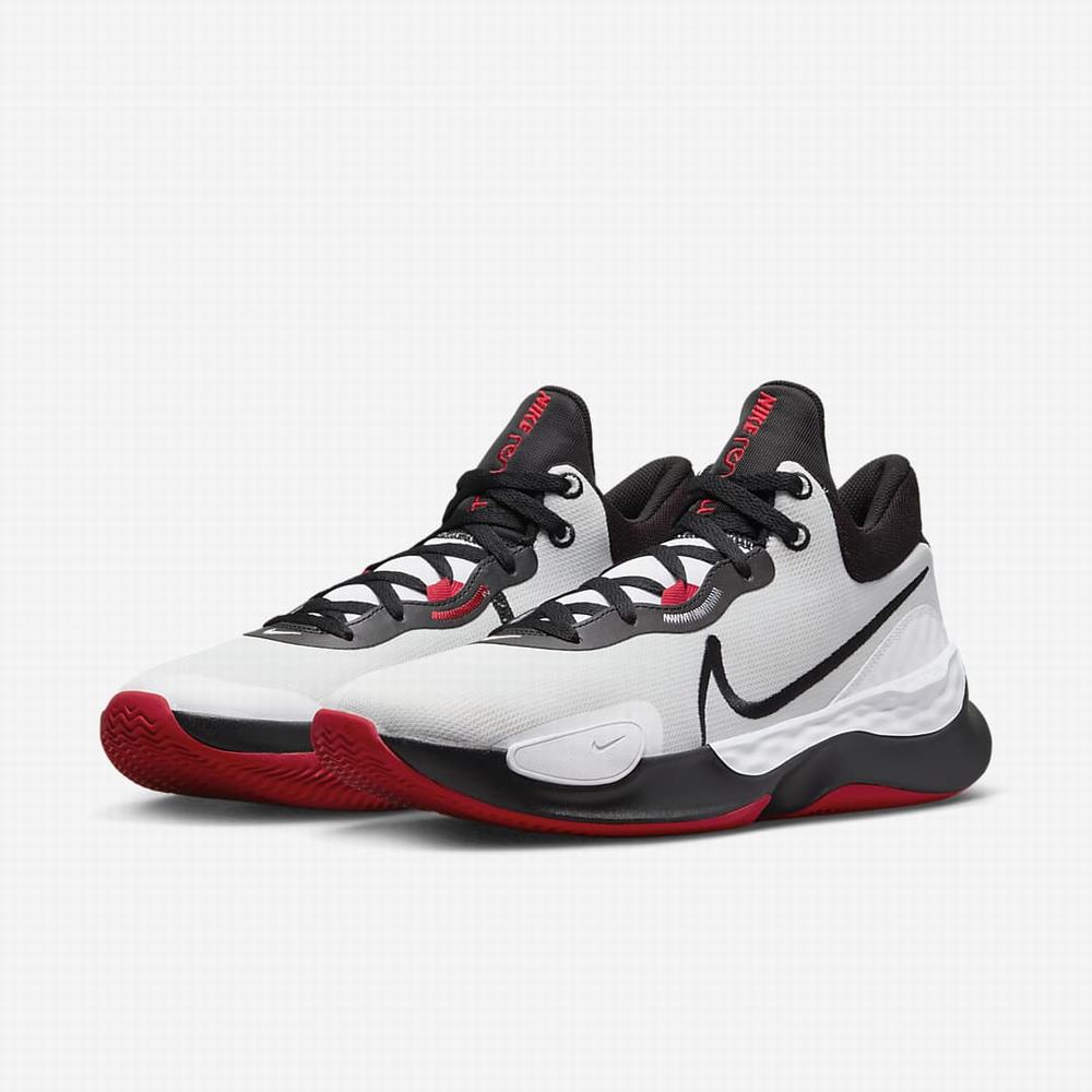 Nike Renew Elevate 3 Férfi Kosárlabda Cipő Zöld Szürke Lila | NI3287-S58