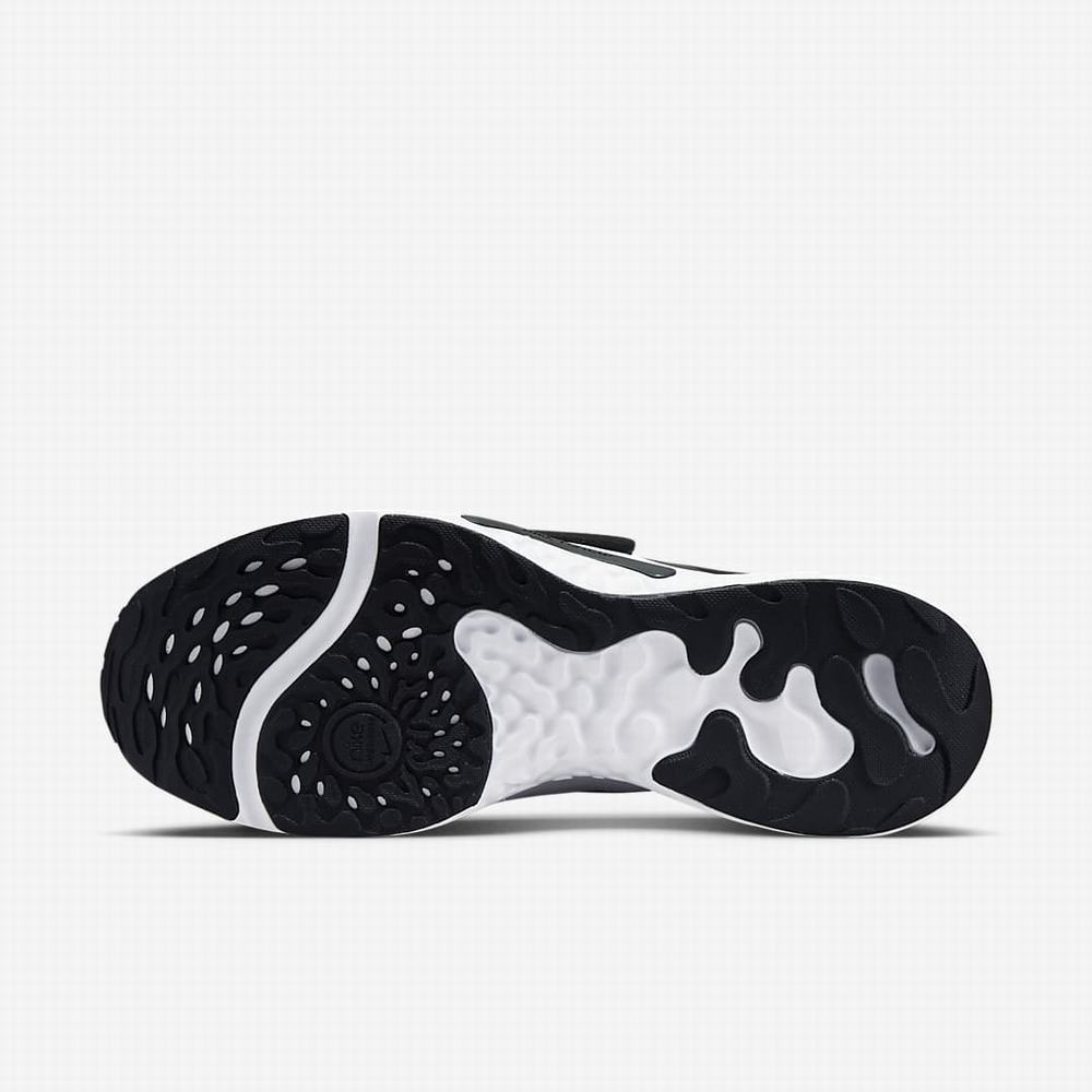 Nike Renew Retaliation 4 Férfi Edzőcipő Fekete Sötétszürke Fehér Kék | NI7361-F91