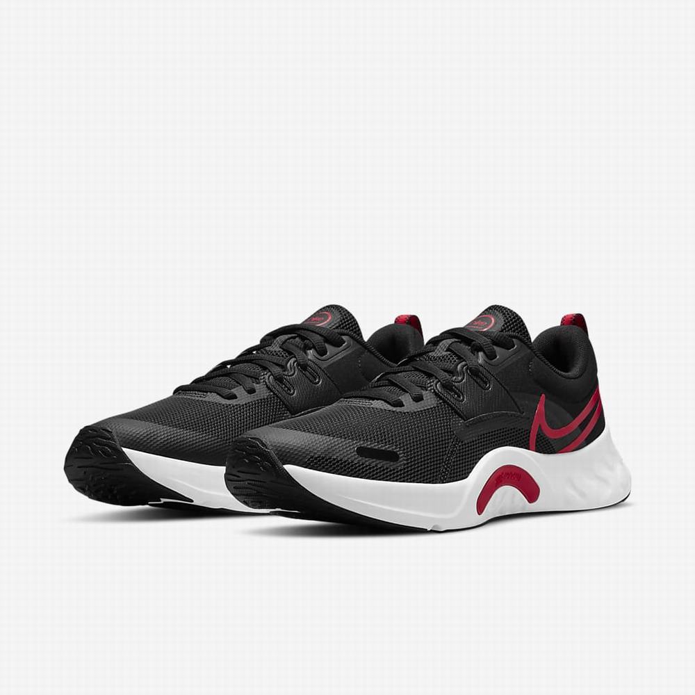 Nike Renew Retaliation TR 3 Férfi Edzőcipő Fekete Fehér Piros | NI6957-K02