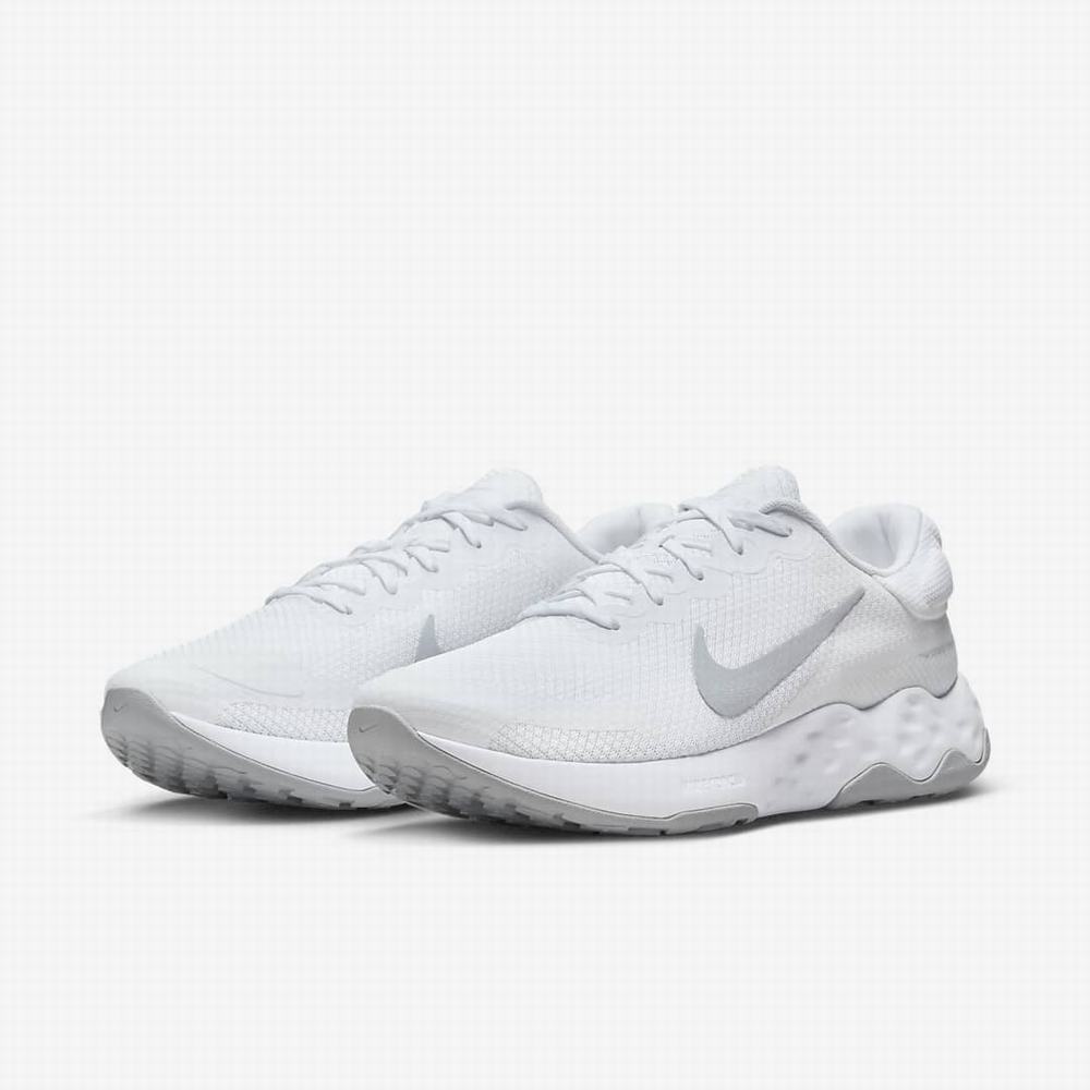 Nike Renew Ride 3 Férfi Futócipő Fehér Platina | NI6245-R98