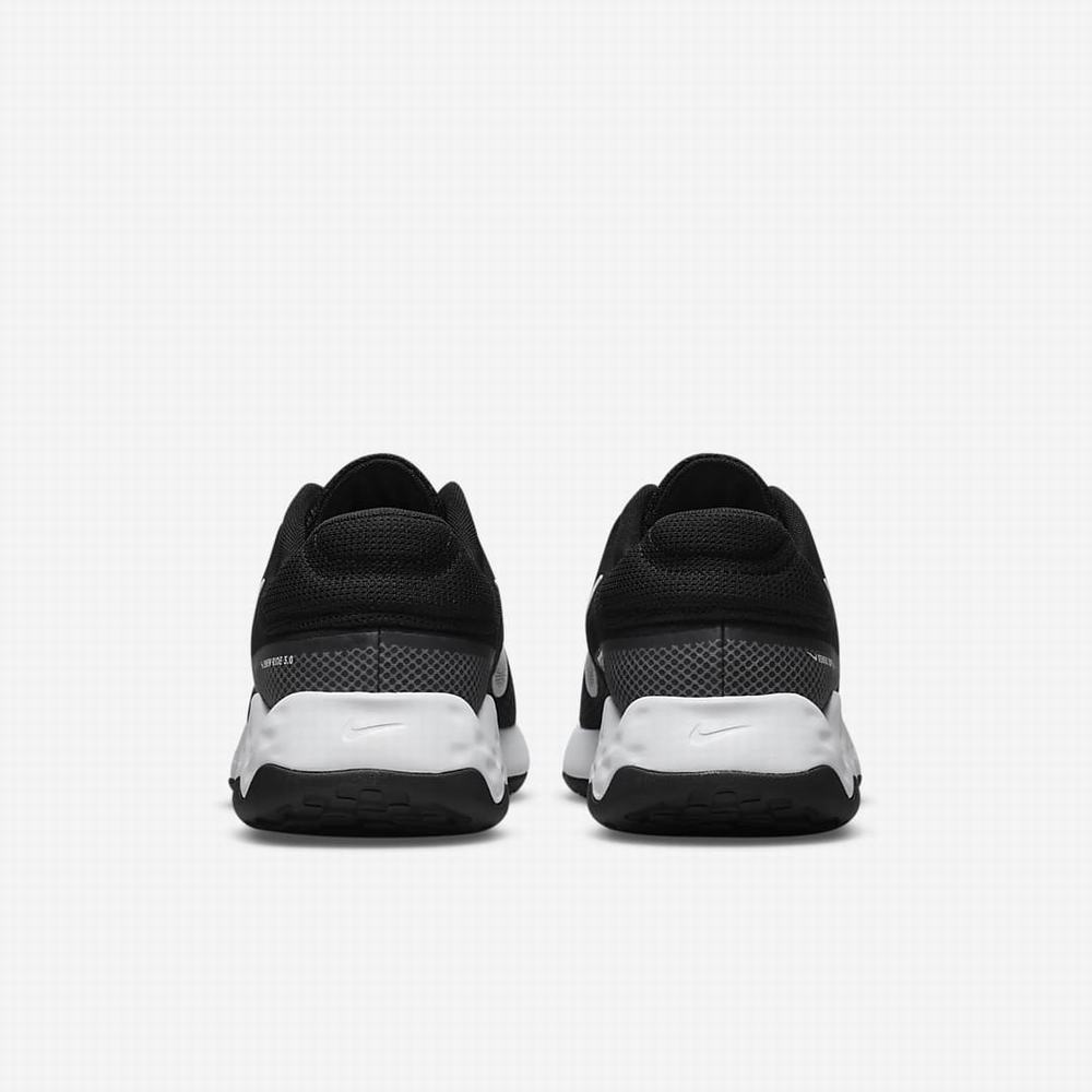 Nike Renew Ride 3 Férfi Futócipő Fekete Sötétszürke Szürke Fehér | NI3824-U52