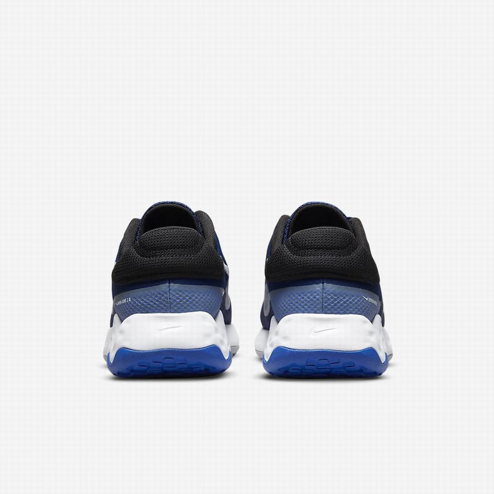 Nike Renew Ride 3 Férfi Futócipő Sötétkék Fekete Sötétobszidián Szürke | NI9705-Y89