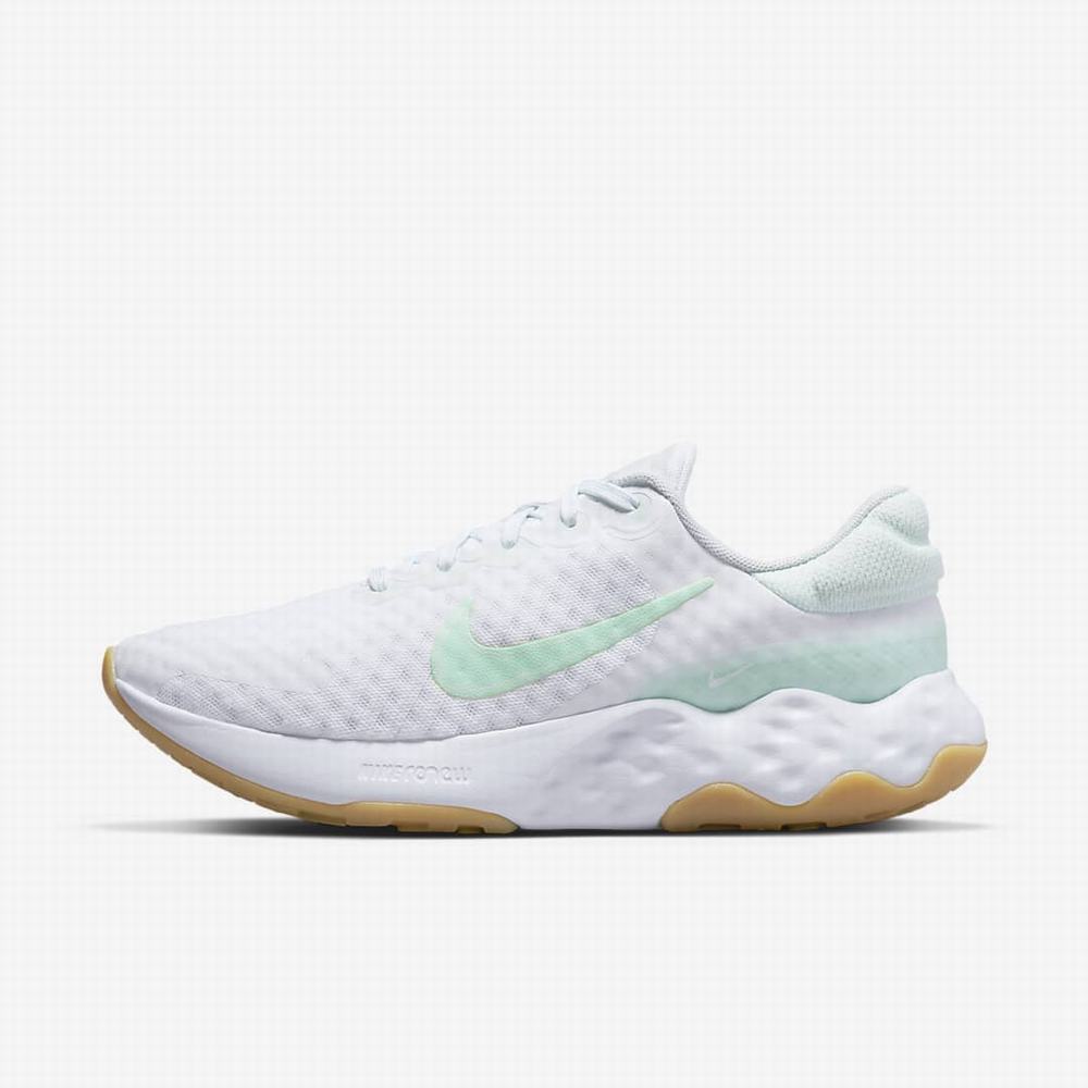 Nike Renew Ride 3 Női Futócipő Fehér Zöld Platina Menta | NI5637-D64