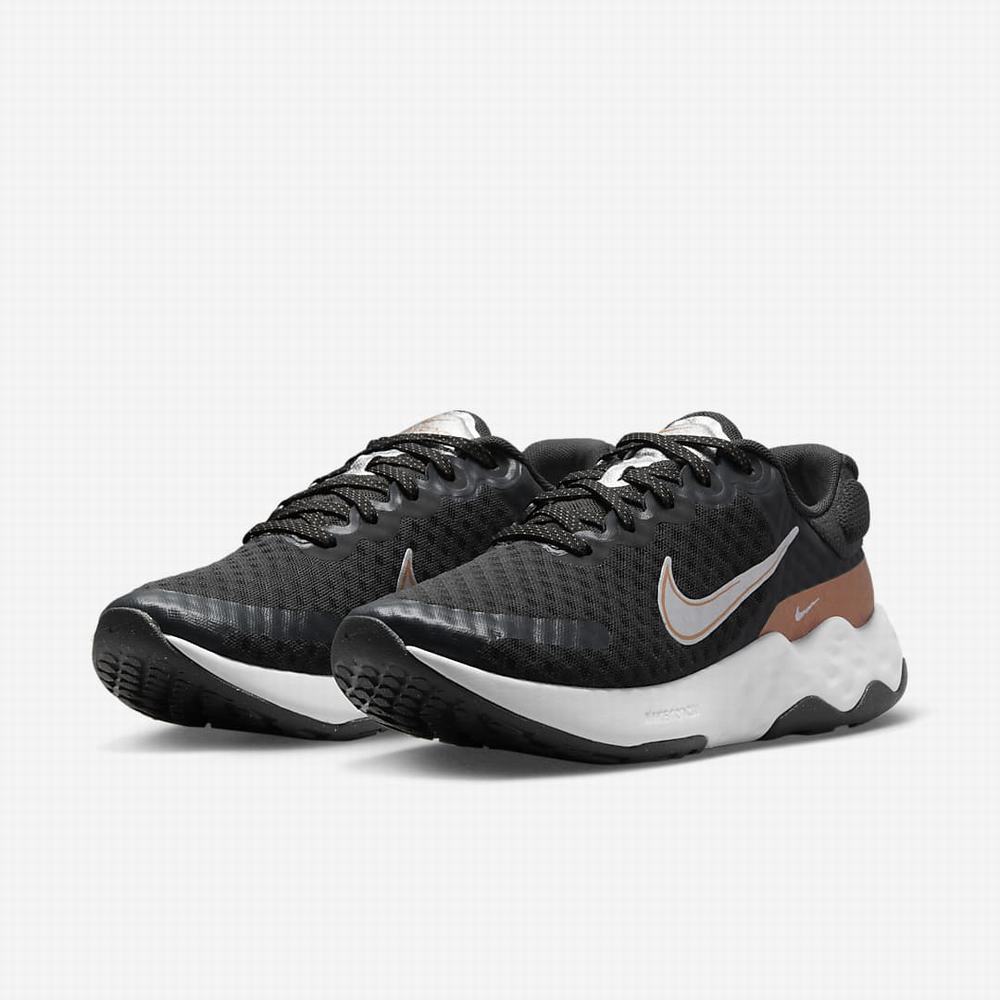 Nike Renew Ride 3 Női Futócipő Sötétszürke Fehér Metal Titán | NI3790-S29
