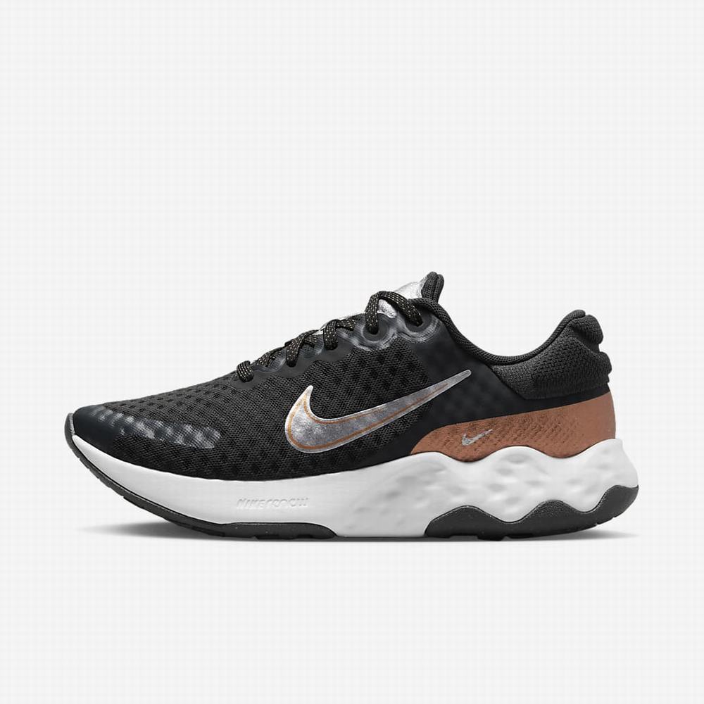 Nike Renew Ride 3 Női Futócipő Sötétszürke Fehér Metal Titán | NI3790-S29