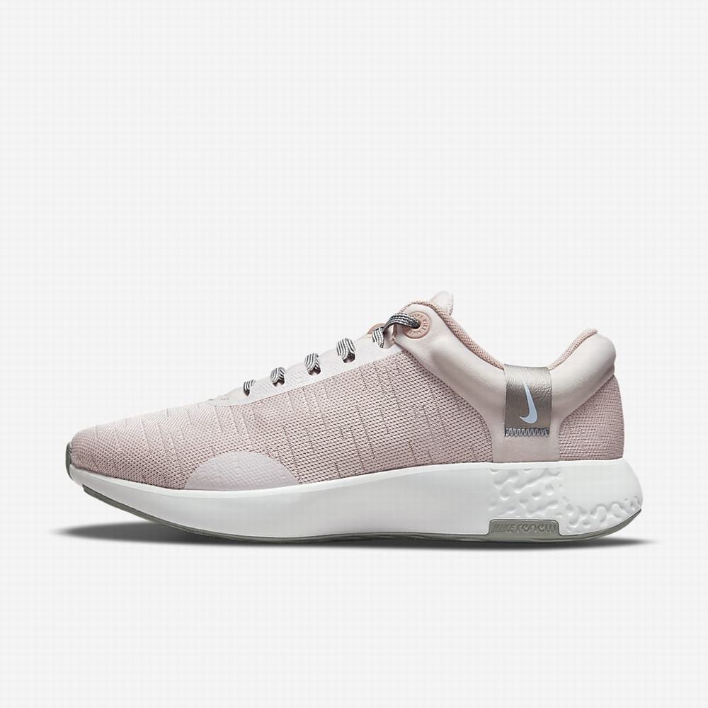 Nike Renew Serenity Run Premium Női Futócipő Rózsaszín Rózsaszín Metal Kék | NI2519-V41