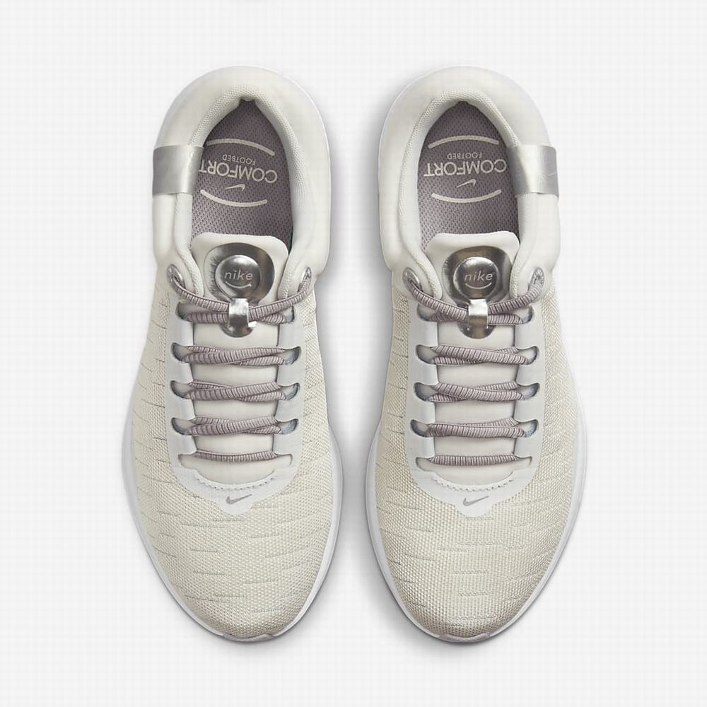 Nike Renew Serenity Run Premium Női Futócipő Bézs Metal Szürke | NI9267-X28