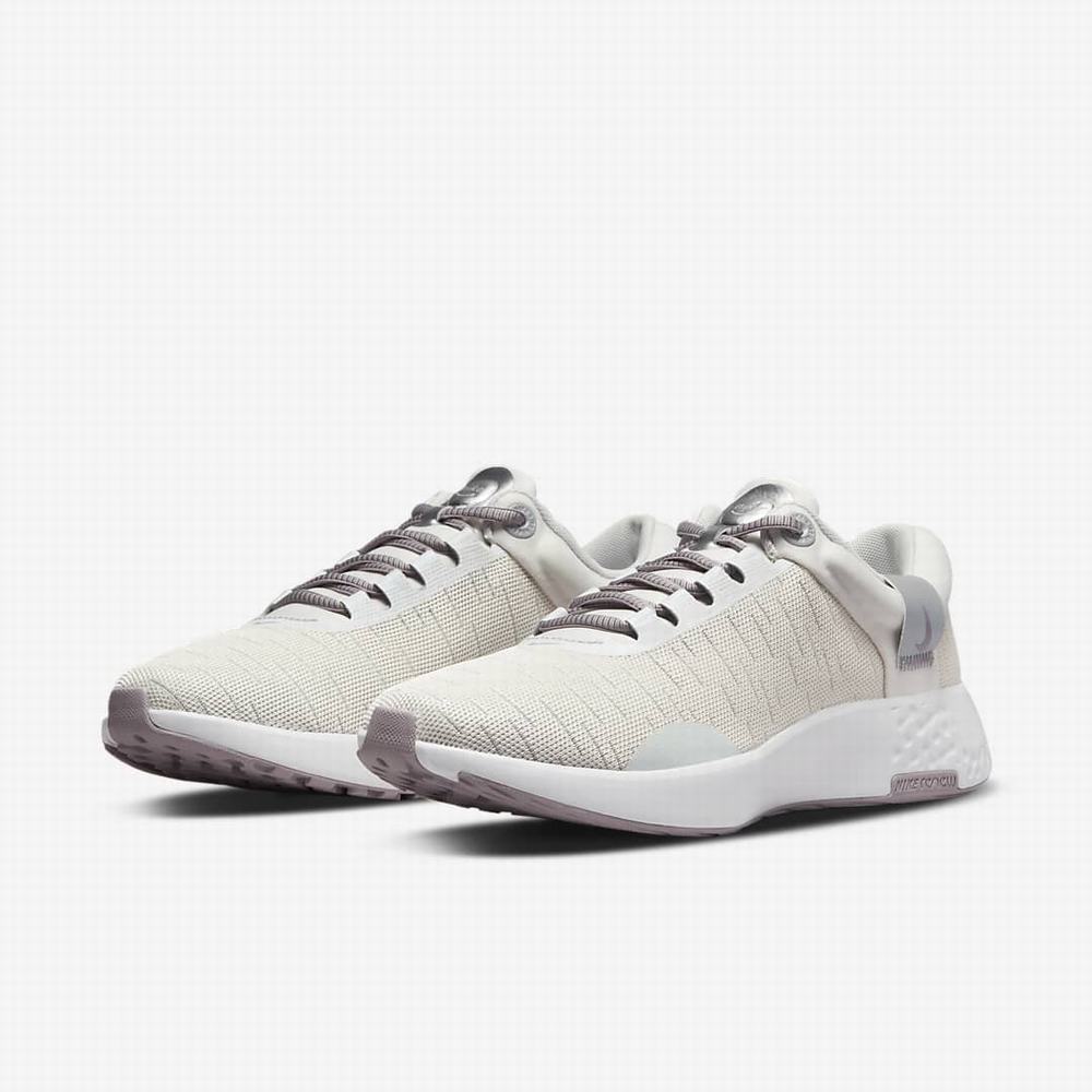 Nike Renew Serenity Run Premium Női Futócipő Bézs Metal Szürke | NI9267-X28