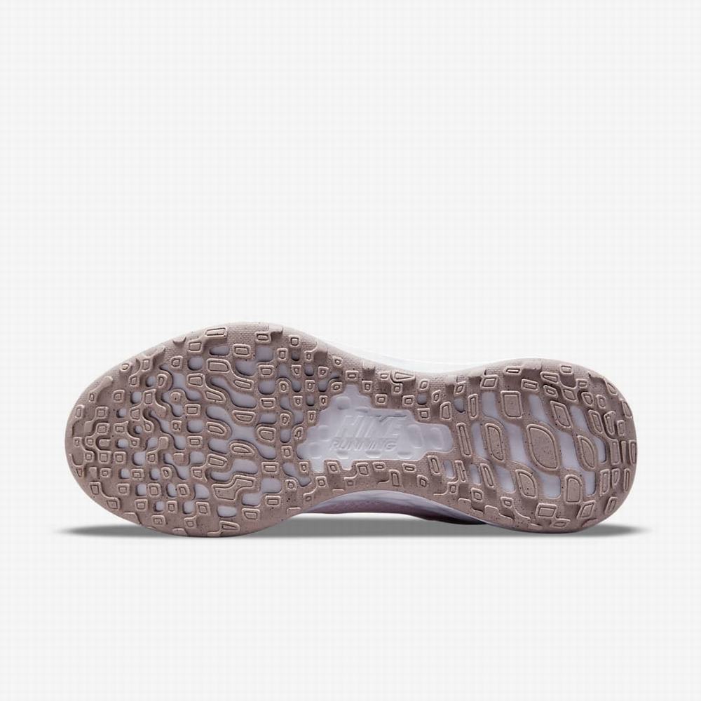 Nike Revolution 6 FlyEase Next Nature Női Futócipő Világos Lila Fehér | NI2179-Y58