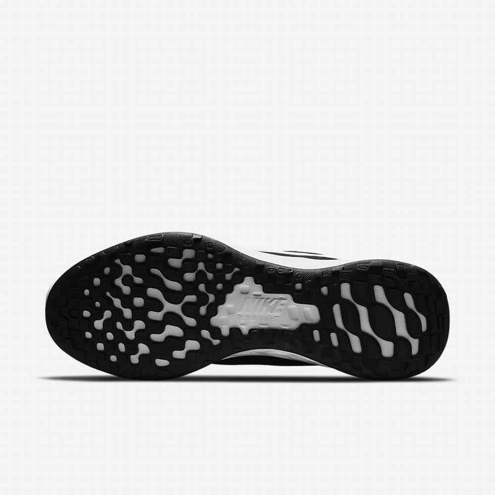 Nike Revolution 6 Next Nature Férfi Futócipő Fekete Szürke Fehér | NI3059-Q60