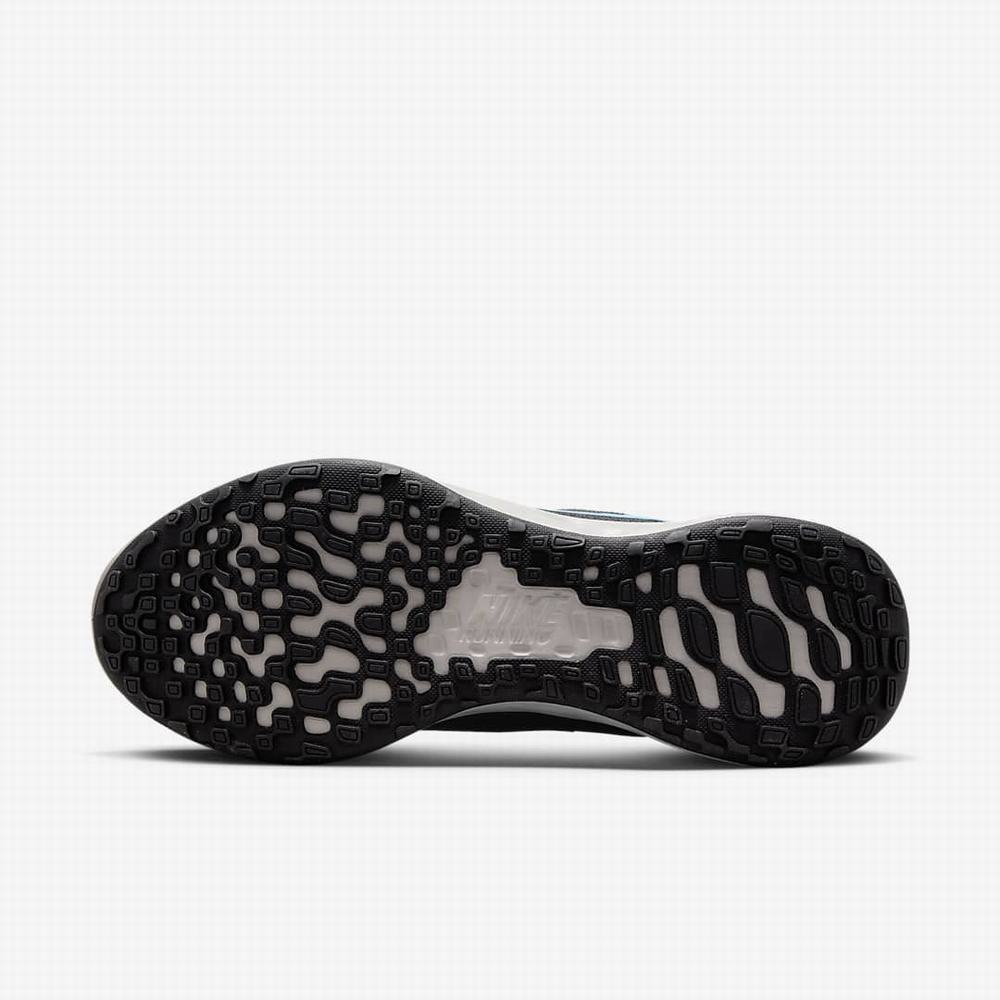 Nike Revolution 6 Next Nature Férfi Futócipő Fekete Szürke Világos Piros Kék | NI7016-H71