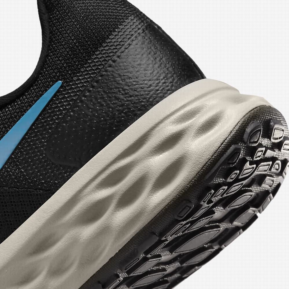 Nike Revolution 6 Next Nature Férfi Futócipő Fekete Szürke Világos Piros Kék | NI7016-H71