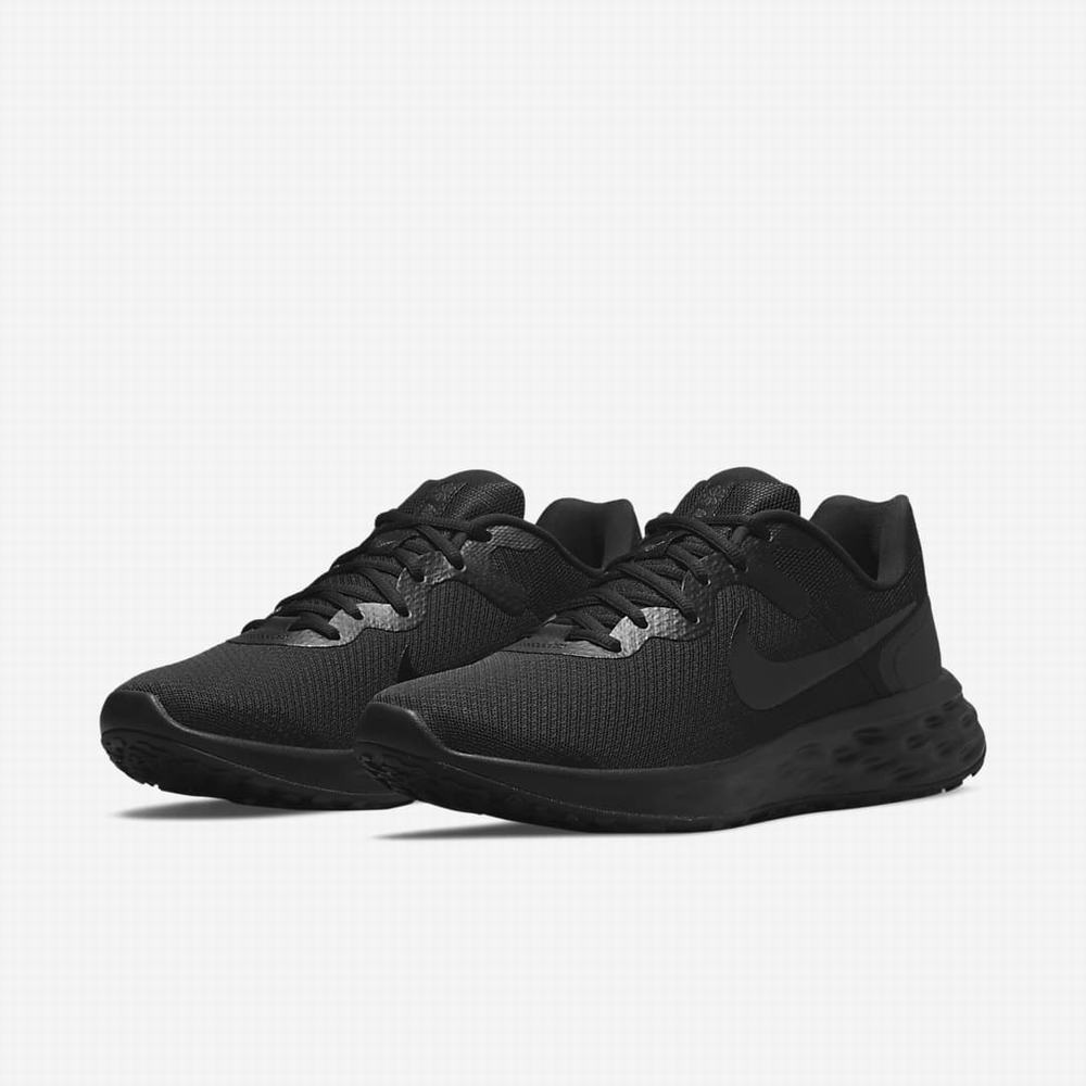 Nike Revolution 6 Next Nature Férfi Futócipő Fekete Sötétszürke Fekete | NI8230-D57