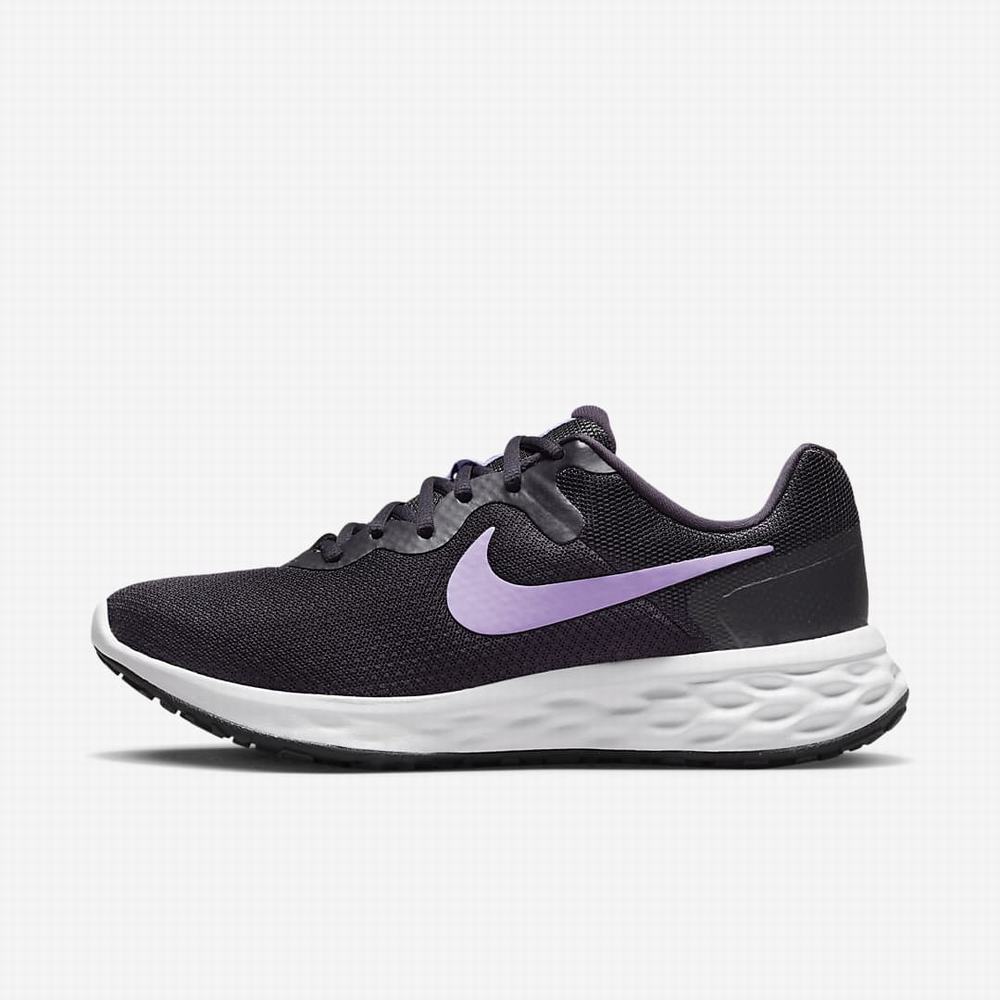 Nike Revolution 6 Next Nature Női Futócipő Lila Kék Fekete | NI5890-G41