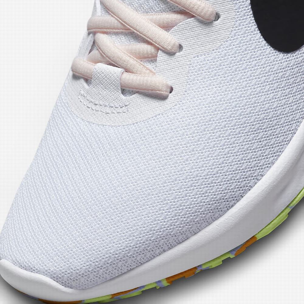 Nike Revolution 6 Next Nature Premium Női Futócipő Fehér Világos Rózsaszín Sötétszürke | NI6741-V85
