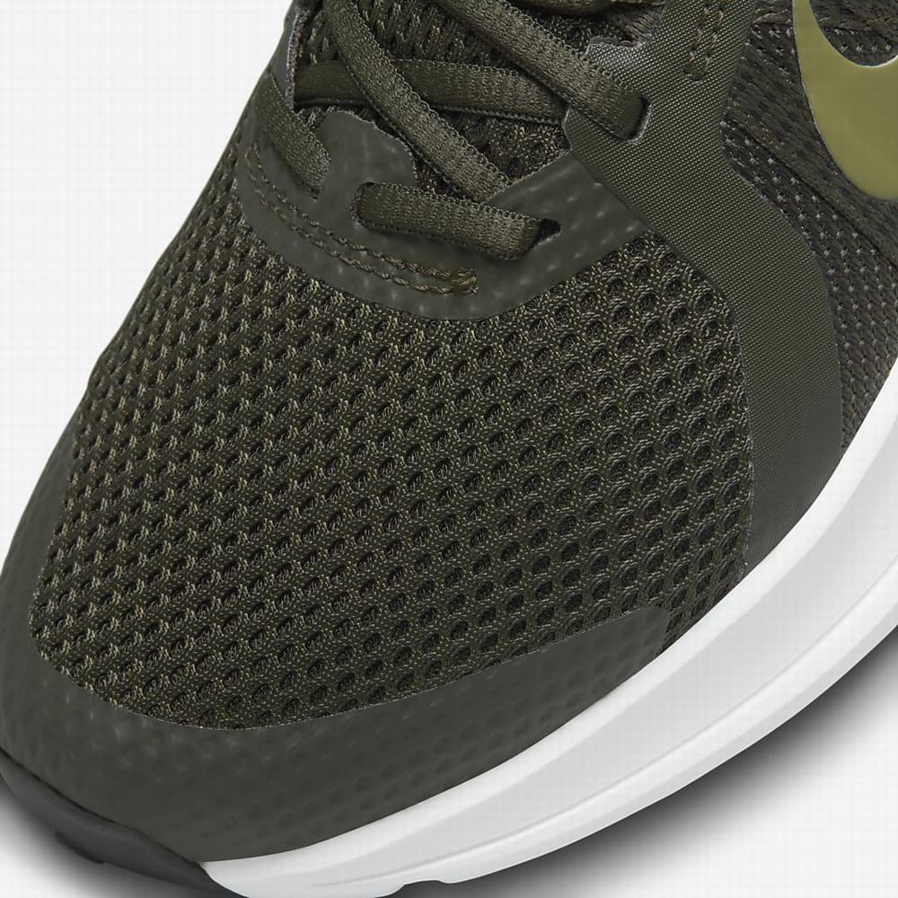 Nike Run Swift 2 Férfi Futócipő Olivazöld Fekete Fehér | NI7918-C30