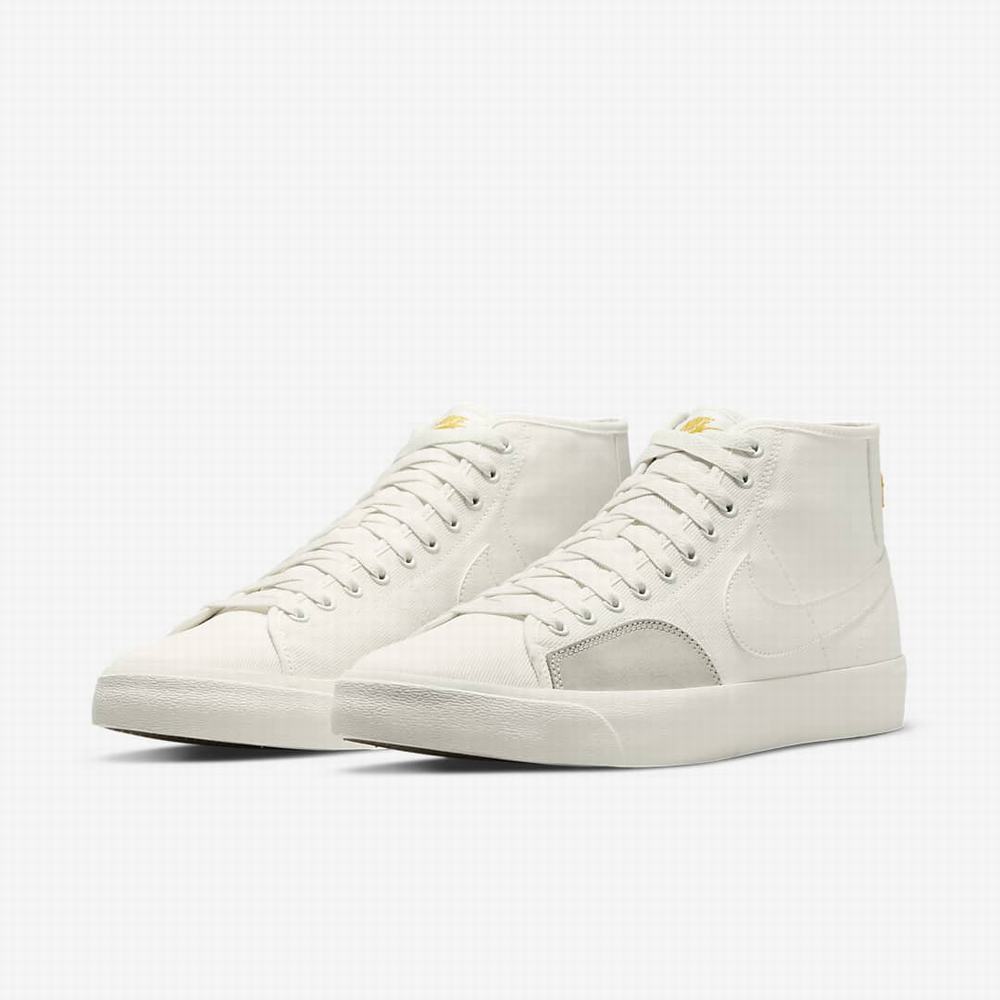 Nike SB BLZR Court Mid Premium Férfi Deszkás Cipő Bézs | NI7950-Z96
