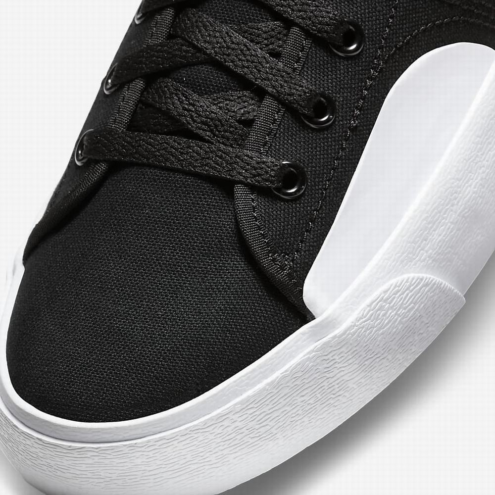 Nike SB BLZR Court Női Deszkás Cipő Fekete Világos Barna Fehér | NI0763-P25