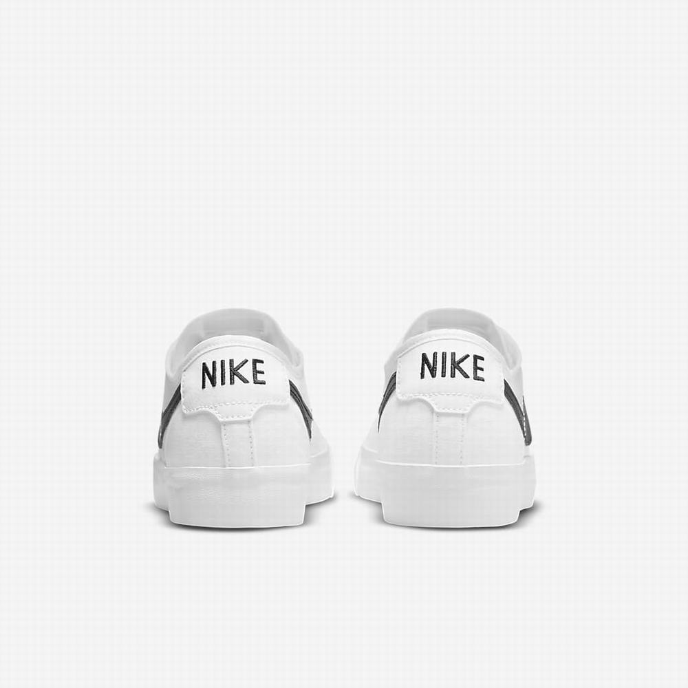 Nike SB BLZR Court Női Utcai Cipő Fehér Fekete | NI9173-F87