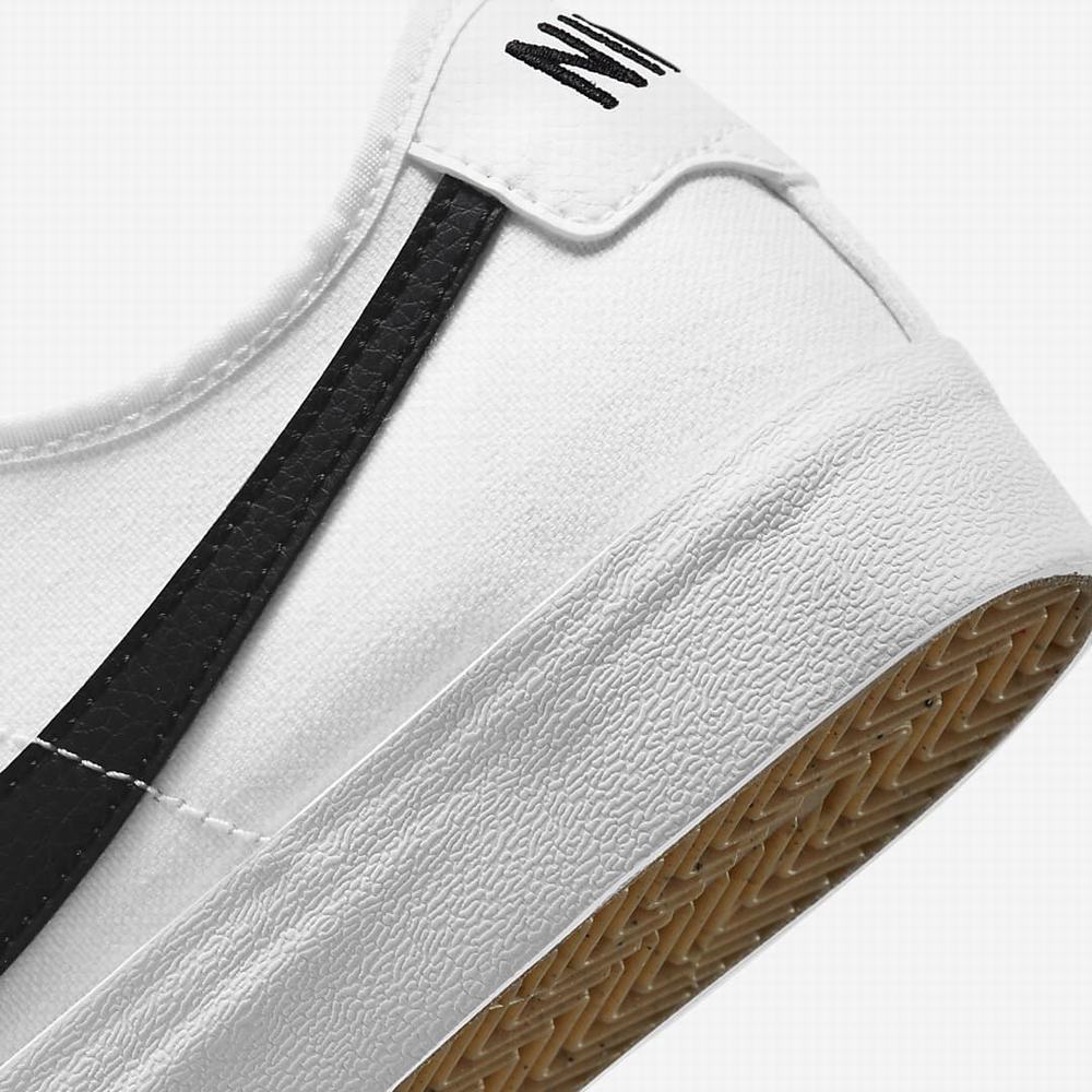 Nike SB BLZR Court Női Utcai Cipő Fehér Fekete | NI9173-F87