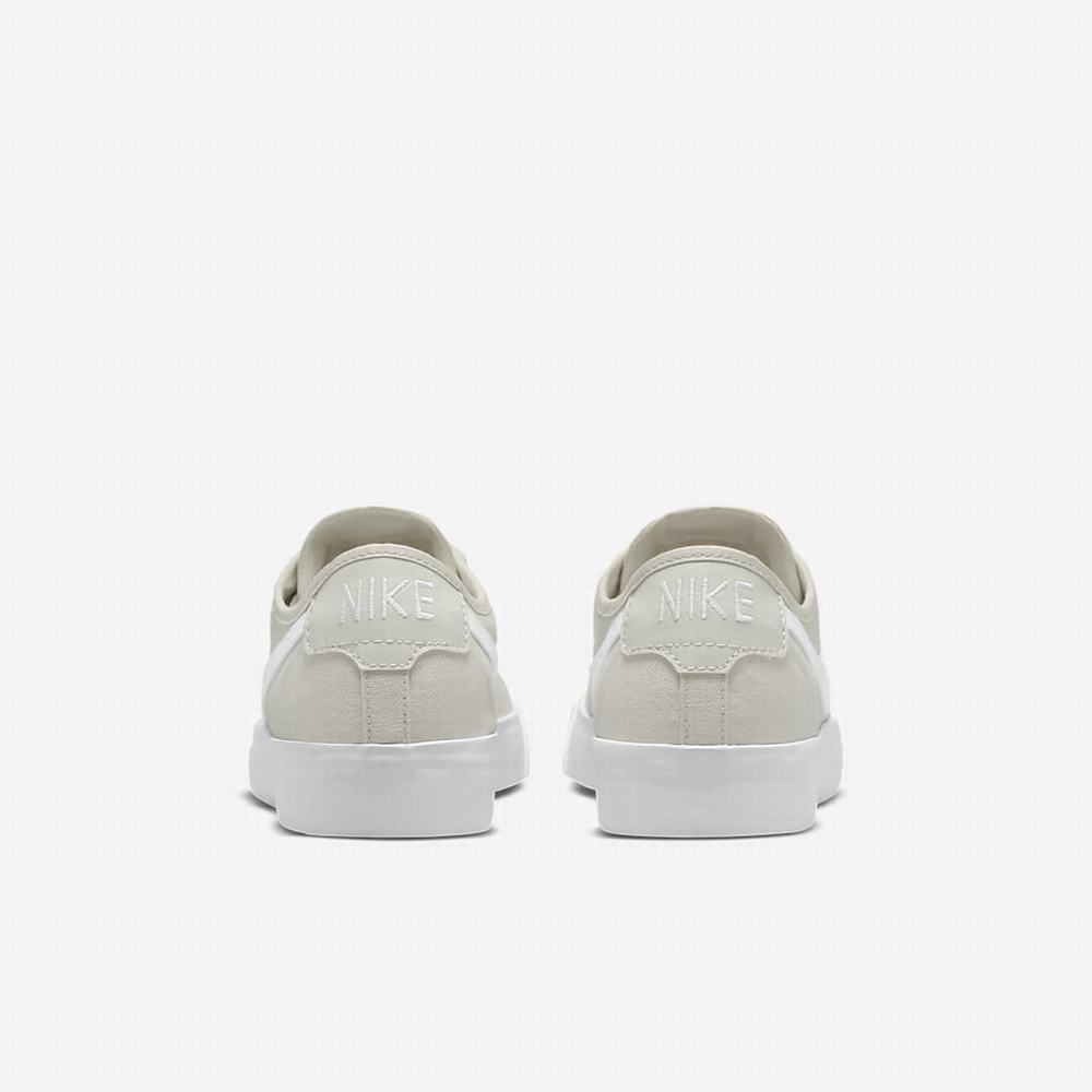 Nike SB BLZR Court Női Utcai Cipő Világos Szürke Kék Fehér | NI0375-S38