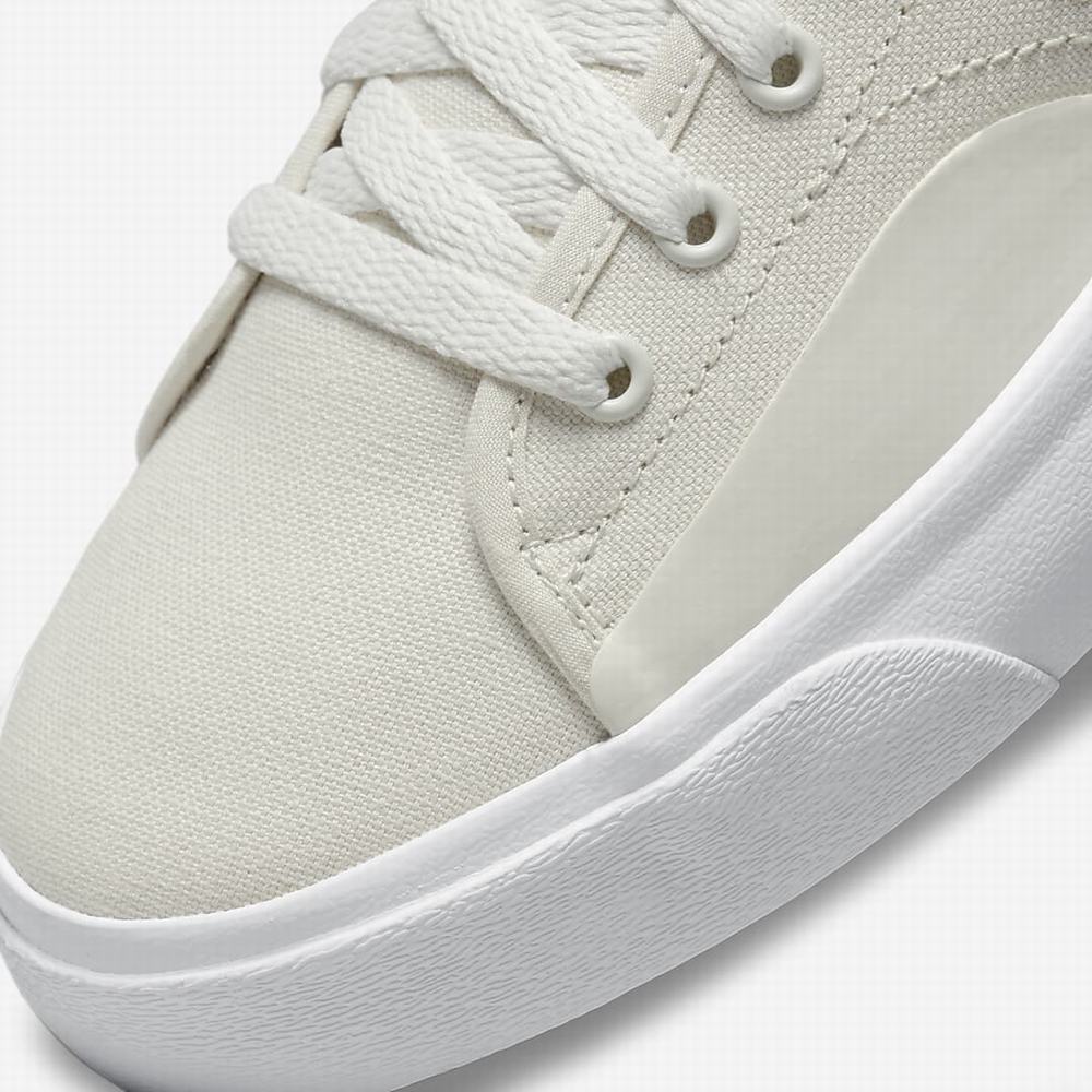 Nike SB BLZR Court Női Utcai Cipő Világos Szürke Kék Fehér | NI0375-S38