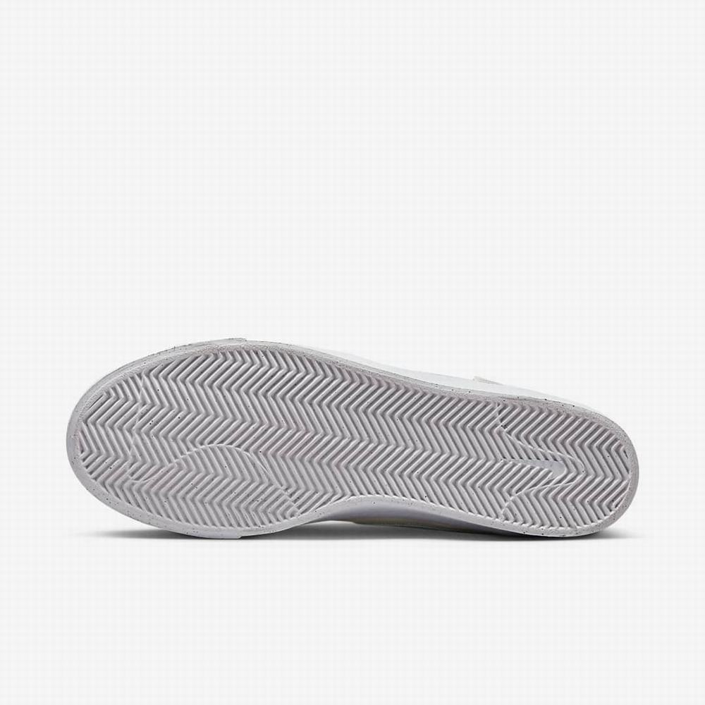 Nike SB Blazer Court Mid Premium Férfi Deszkás Cipő Fehér | NI0523-P69