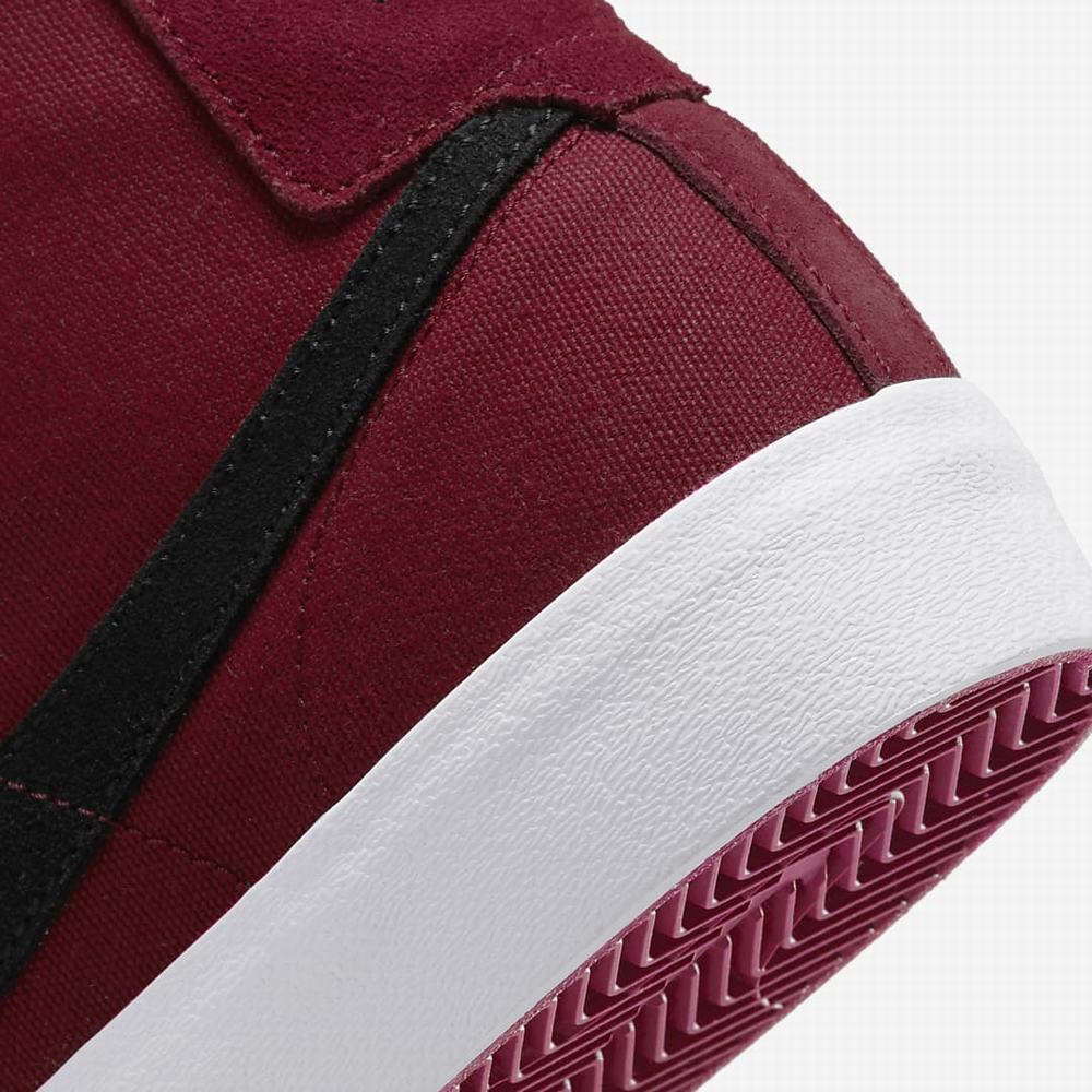 Nike SB Blazer Court Mid Premium Férfi Deszkás Cipő Piros Fekete | NI4072-G10