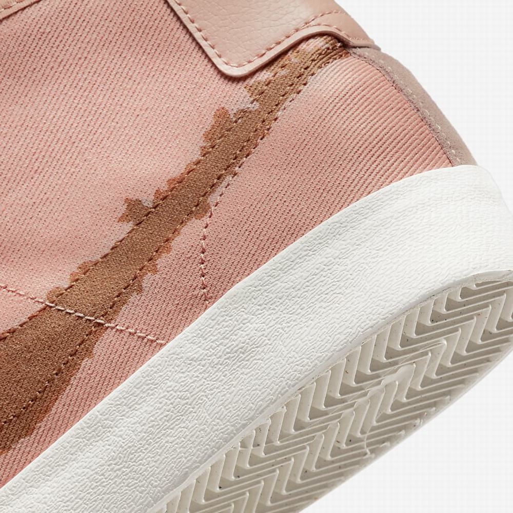 Nike SB Blazer Court Mid Premium Női Deszkás Cipő Rózsaszín | NI9342-F86