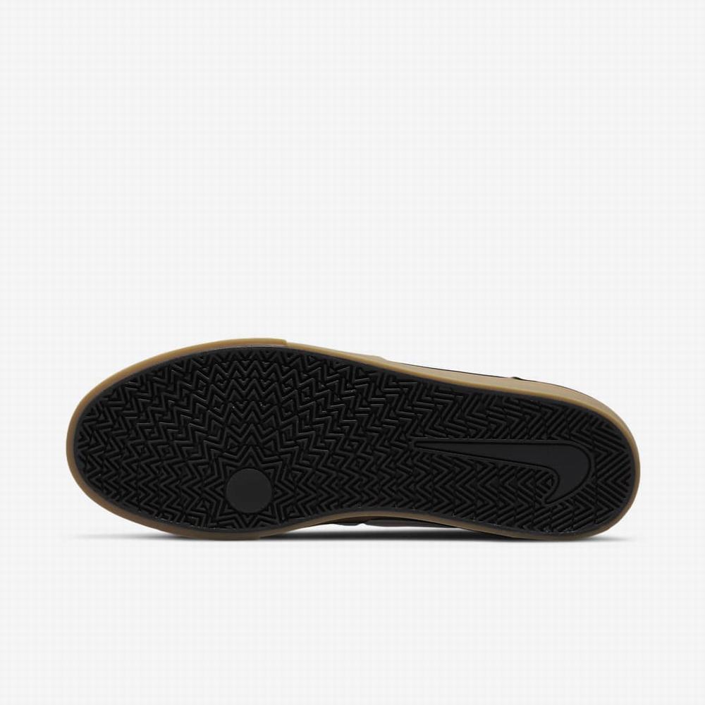 Nike SB Chron 2 Canvas Férfi Deszkás Cipő Fehér Világos Barna | NI2791-Z96