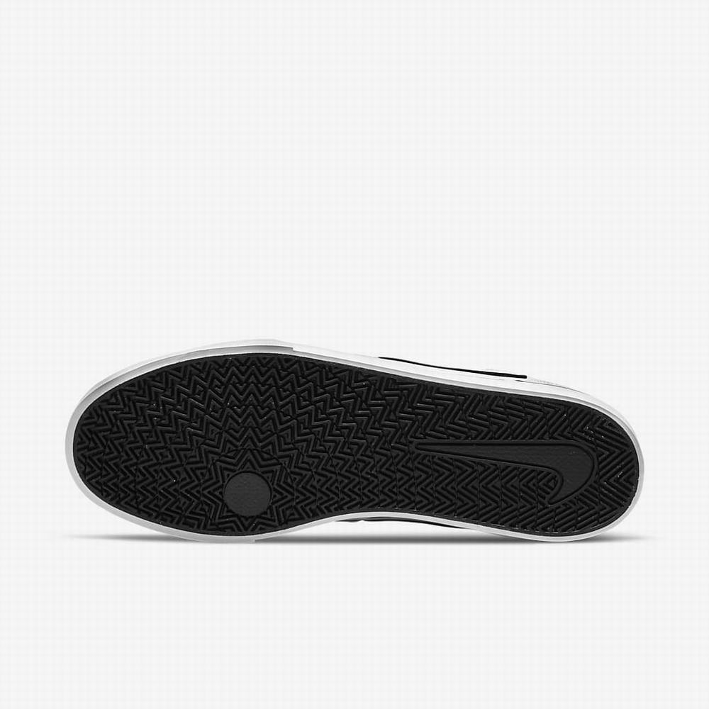 Nike SB Chron 2 Canvas Női Utcai Cipő Fehér Fekete | NI0649-A61