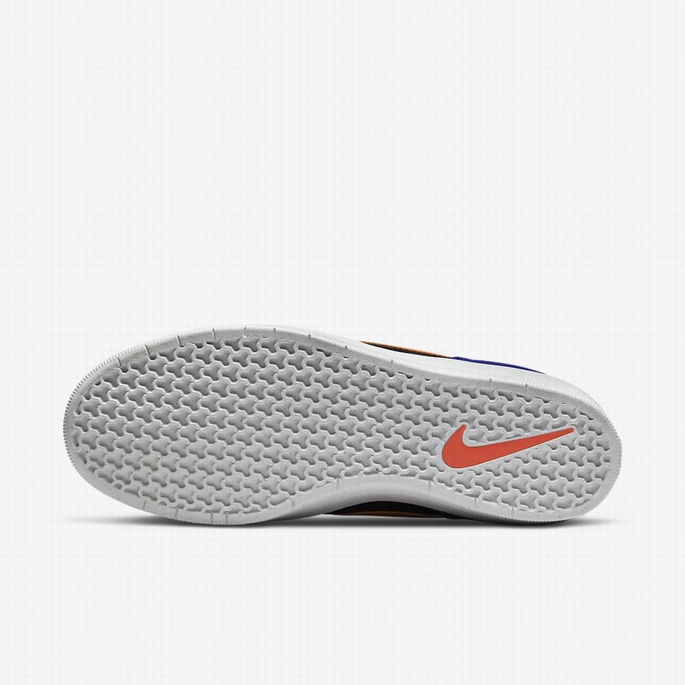 Nike SB Force 58 Női Utcai Cipő Sötétkék Fekete Narancssárga | NI2684-R42