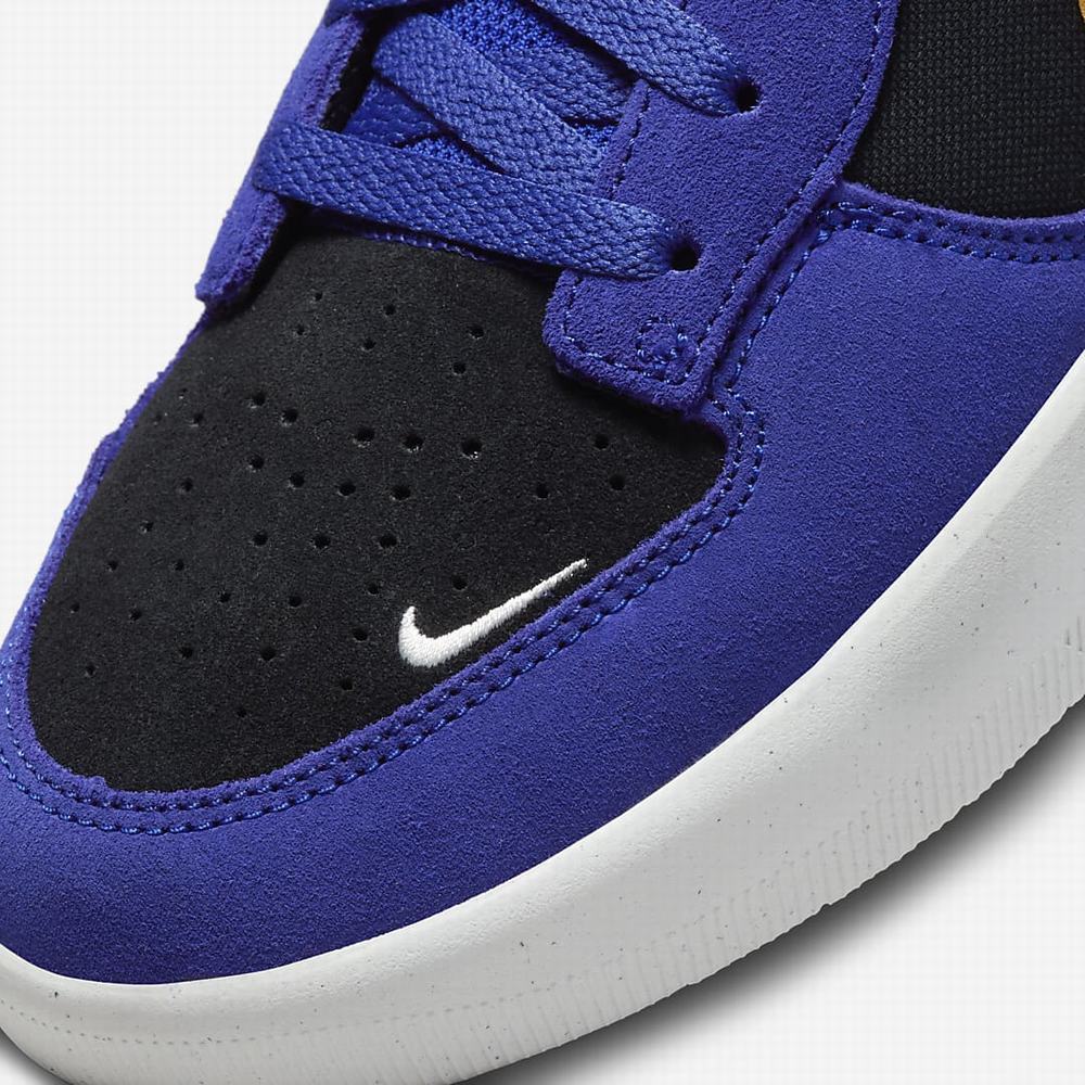 Nike SB Force 58 Női Utcai Cipő Sötétkék Fekete Narancssárga | NI2684-R42