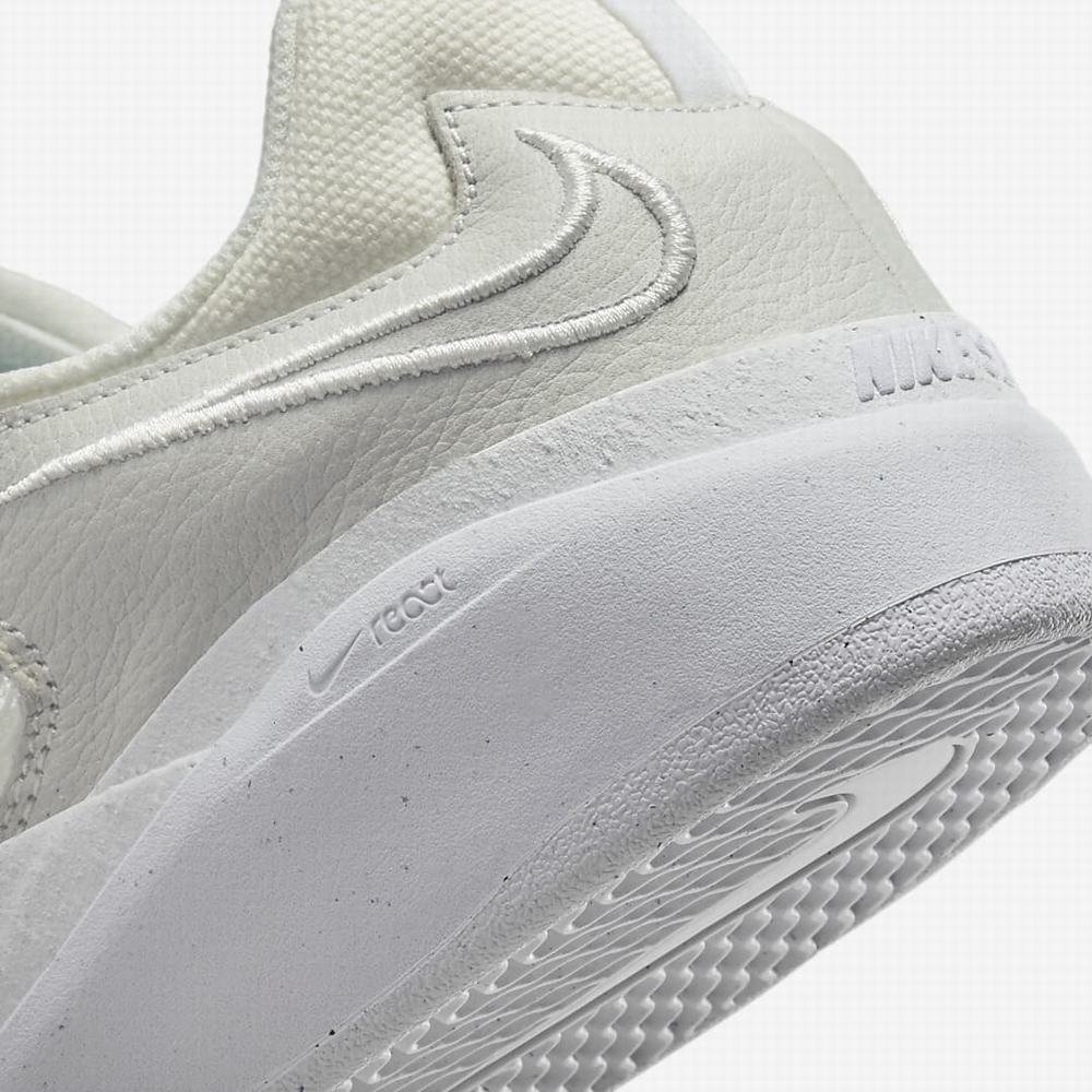 Nike SB Ishod Premium Férfi Utcai Cipő Fehér | NI5796-H21