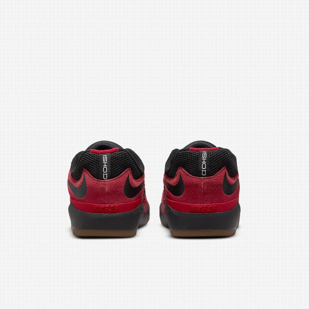 Nike SB Ishod Wair Férfi Deszkás Cipő Piros Fehér Fekete | NI3196-V39