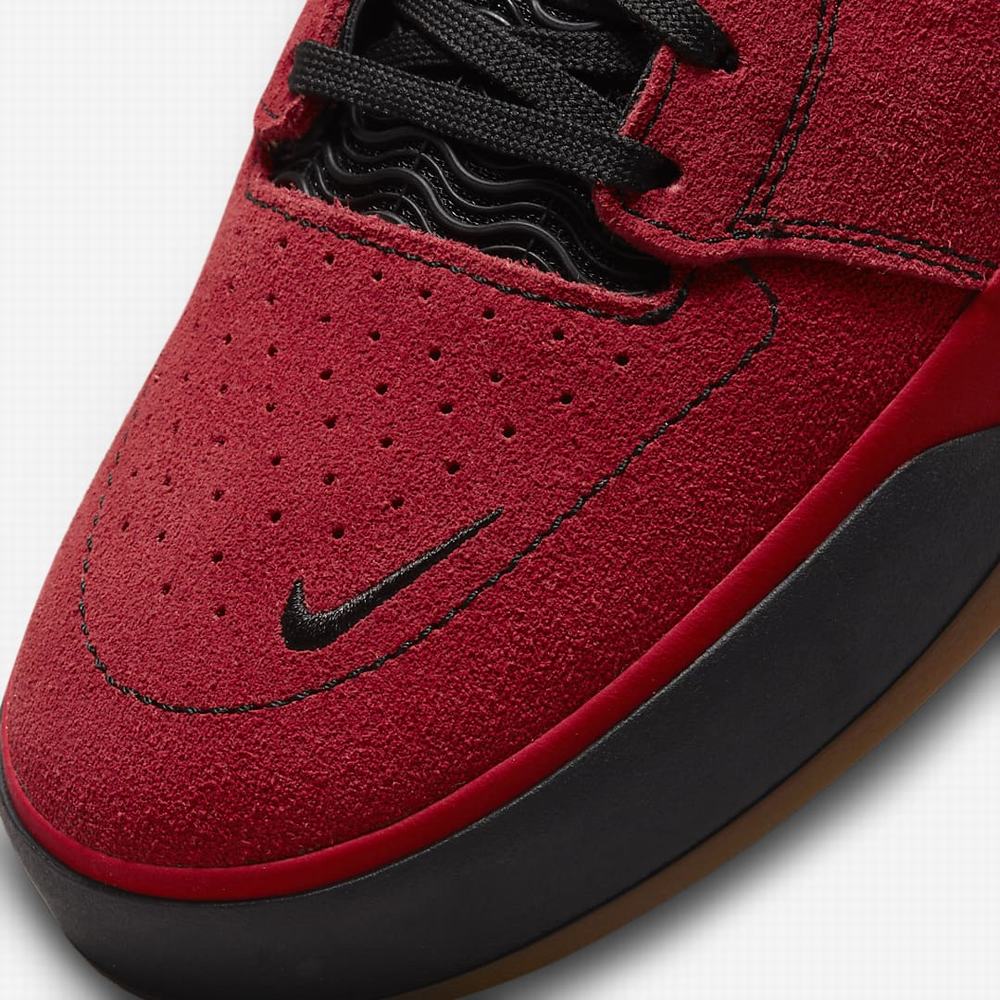 Nike SB Ishod Wair Férfi Deszkás Cipő Piros Fehér Fekete | NI3196-V39