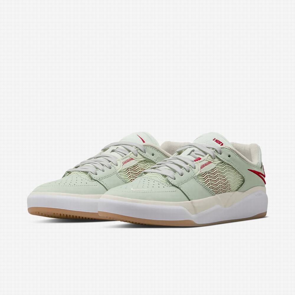 Nike SB Ishod Wair Premium Férfi Deszkás Cipő Zöld Piros | NI4372-D98