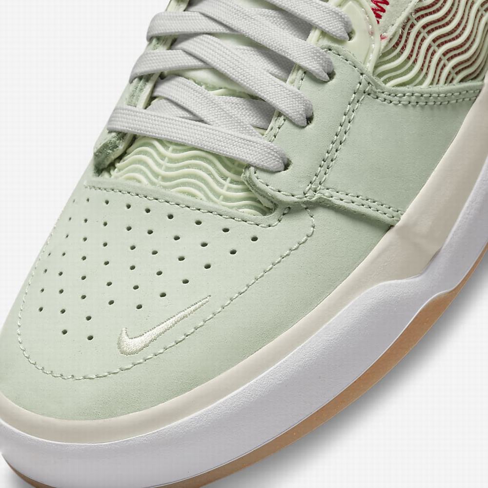 Nike SB Ishod Wair Premium Férfi Deszkás Cipő Zöld Piros | NI4372-D98