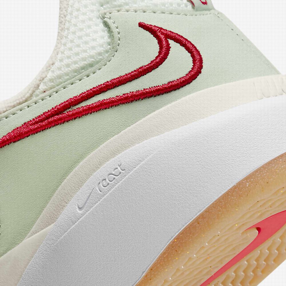 Nike SB Ishod Wair Premium Férfi Deszkás Cipő Zöld Piros | NI4372-D98