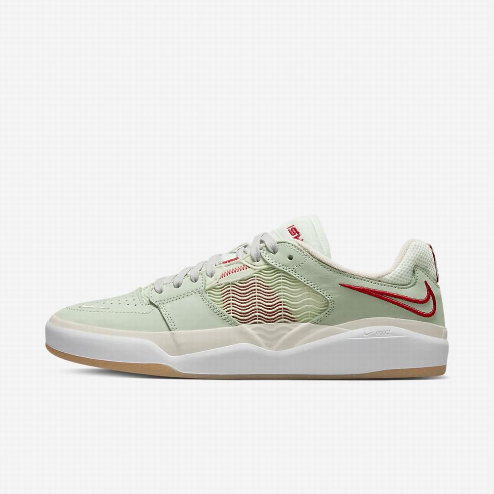 Nike SB Ishod Wair Premium Férfi Deszkás Cipő Zöld Piros | NI4372-D98