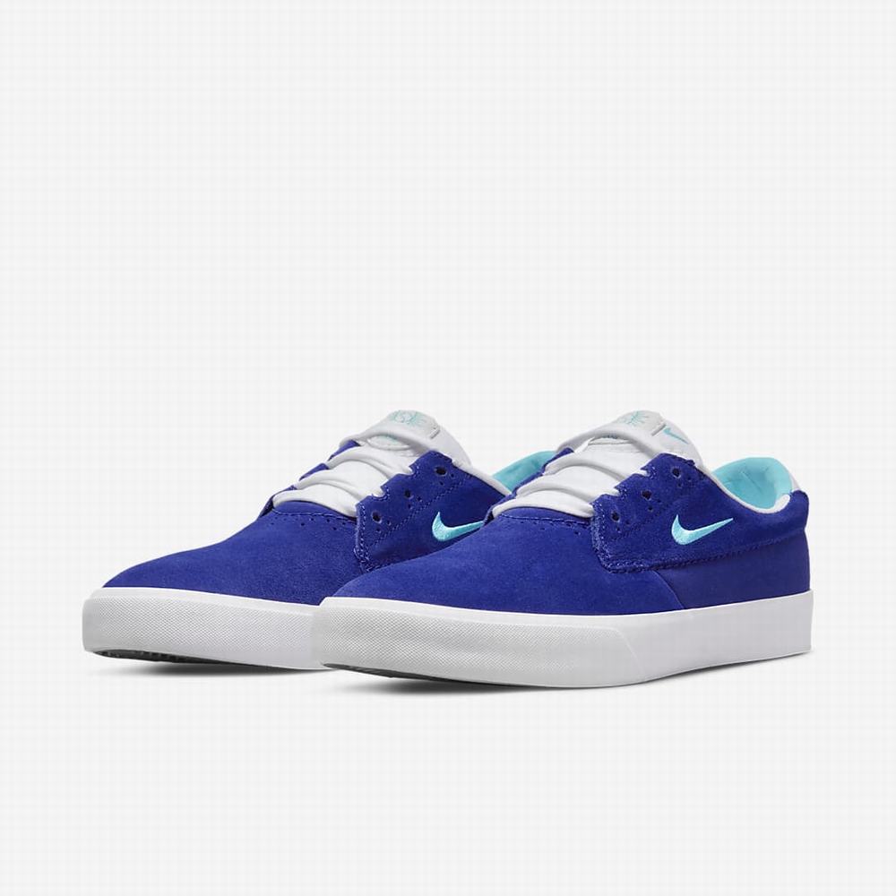 Nike SB Shane Férfi Utcai Cipő Sötétkék Türkiz Kék | NI6875-U04
